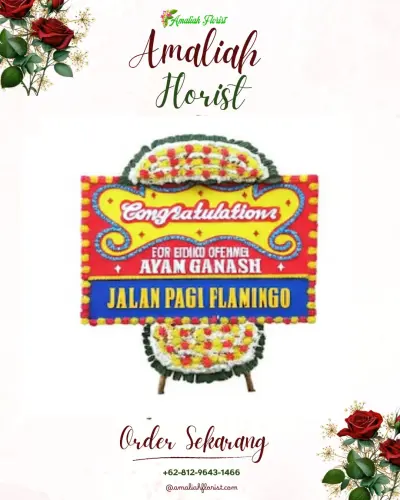 Bunga Papan Congratulation di Tanjung Pagar